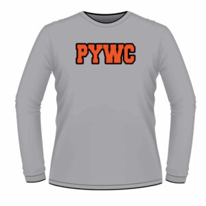 Palmyra Youth Wrestling Club Custom Grey Long Sleeve T-Shirt