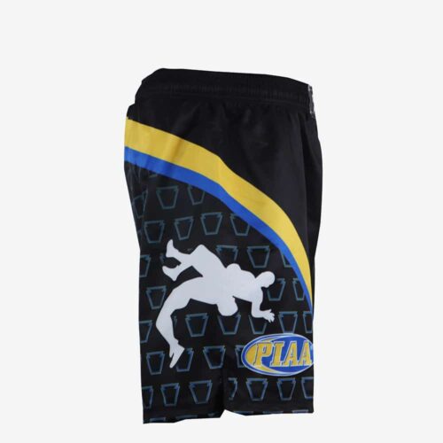 PA Black and Gold Wrestling Shorts - Image 4