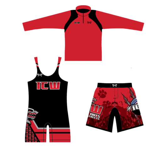 Inner City Wrestling Red Combo