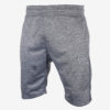 Heathered Box Stripe Shorts With White Embroidery