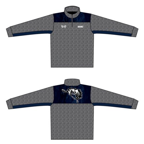 North Butler Wrestling Club Custom Heathered Quarter Zip