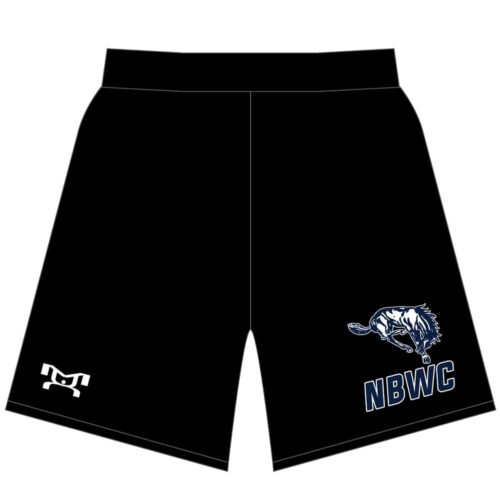 North Butler Wrestling Club Custom Black Mesh Shorts