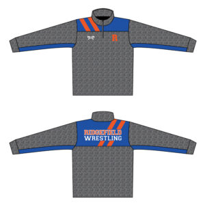 Ridgefield Wrestling Custom Heathered Quarter Zip