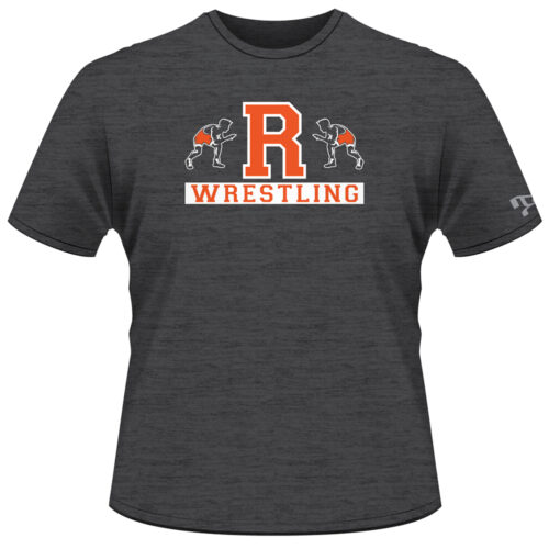 Ridgefield Wrestling Custom Grey T-Shirt