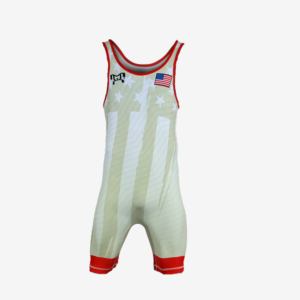 Faded Flag Singlet - Red