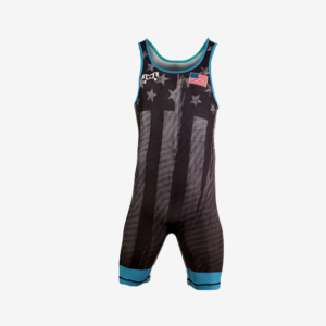 Faded Flag Singlet- Blue