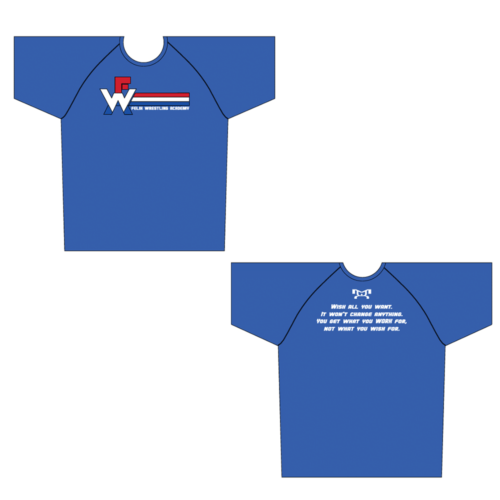 Felix Wrestling Academy Custom Sublimated Blue Dri-Fit T-Shirt