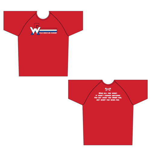 Felix Wrestling Academy Custom Sublimated Red Dri-Fit T-Shirt