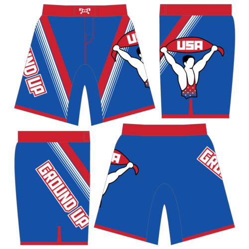 Ground Up Wrestling Custom Fight Shorts