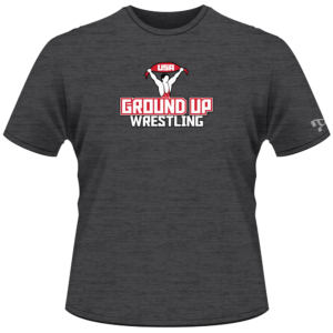 Ground Up Wrestling Custom Grey T-Shirt