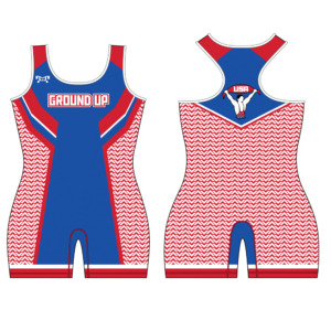 Ground Up Wrestling Women's Custom Singlet