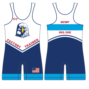 North Carolina Wrestling Factory Custom Blue Singlet