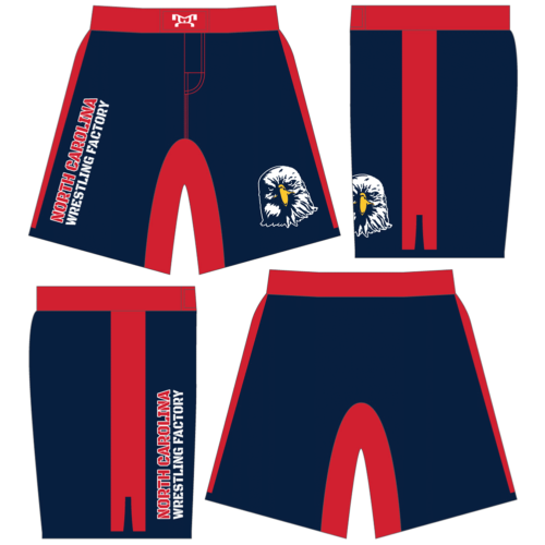 North Carolina Wrestling Factory Custom Fight Shorts