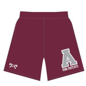 Ashland Area Custom Maroon Mesh Shorts