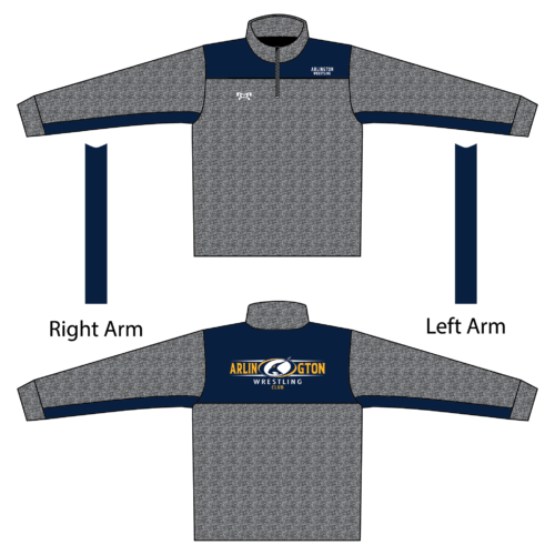 ARLINGTON Custom Heathered Quarter Zip 2023  (Heathered fabric may vary in color & texture)