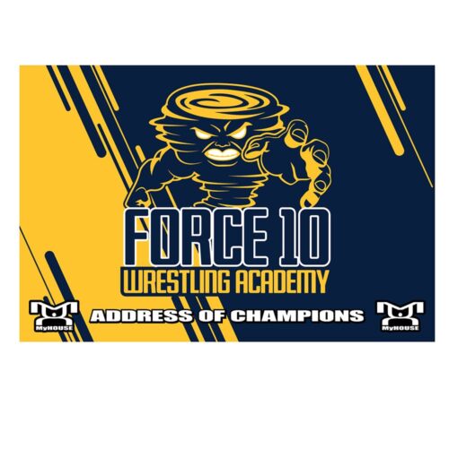 Force 10 Wrestling Academy Custom Team Banner