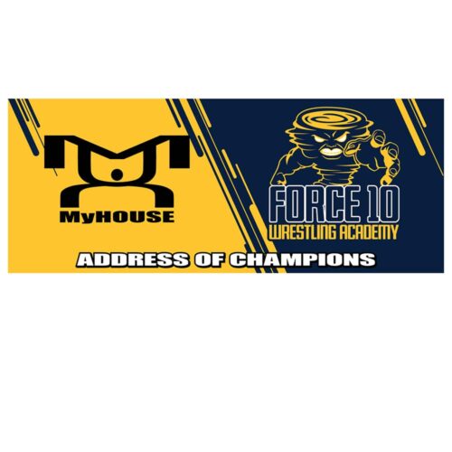 Force 10 Wrestling Academy Custom Team Banner - Image 2