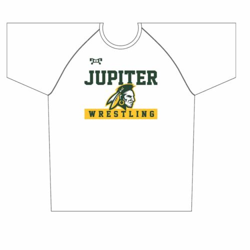 Jupiter High School Wrestling Sublimated Custom White Dri-Fit T-Shirt