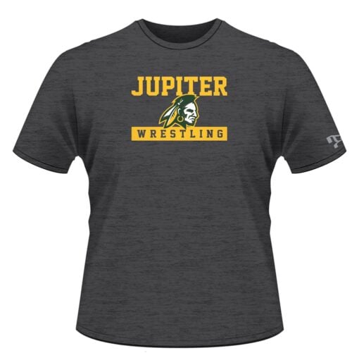 Jupiter High School Wrestling Custom  Grey T-Shirt