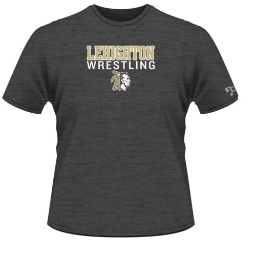 Lehighton High School Wrestling Custom Grey T-Shirt