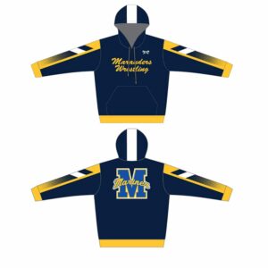 Mariner High School Custom Sublimated Navy Hoodie