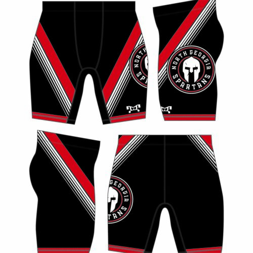 North Georgia Youth Wrestling Men's Custom Compression Shorts