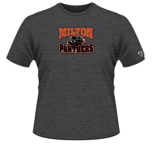 Milton Panthers Custom Grey T-Shirt