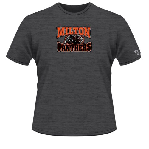 Milton Panthers Custom Grey T-Shirt