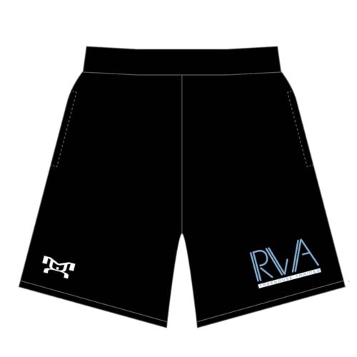 Roundtree Wrestling Academy Custom Black Mesh Shorts