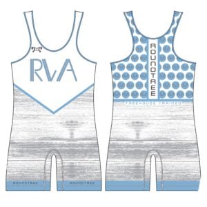 Roundtree Wrestling Academy Custom White Singlet