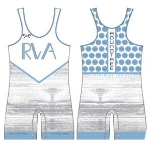 Roundtree Wrestling Academy Custom White Singlet