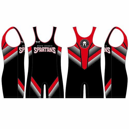North Georgia Youth Wrestling Black Men's Custom Singlet