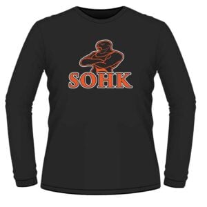 School of Hard Knocks Black Long Sleeve Custom T-Shirt