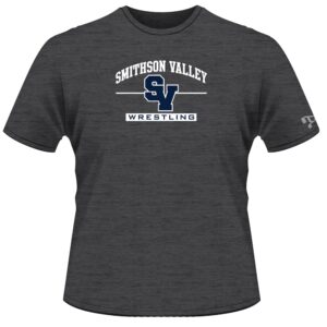 Smithson Valley Custom Grey Wrestling Club T-Shirt