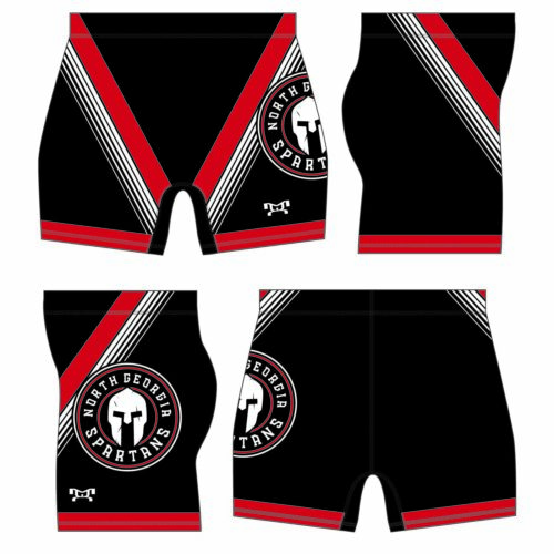 North Georgia Youth Wrestling Custom Women's Compression Shorts