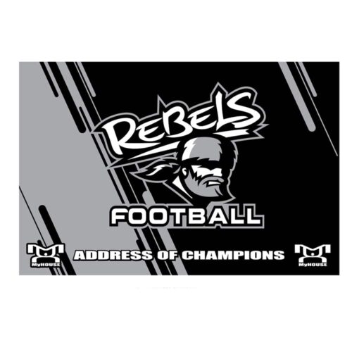 Rebels Football Custom Team Banner