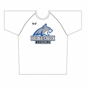 Bridge Creek Little League Custom Sublimated White Dri-Fit T-Shirt