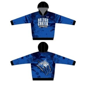 Bridge Creek Little League Custom Sublimated Hoodie