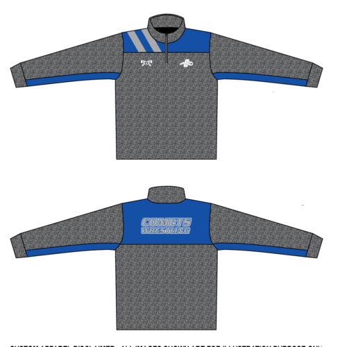 Central Crossing Custom  Heathered Quarter Zip  (Heathered fabric may vary in color & texture)