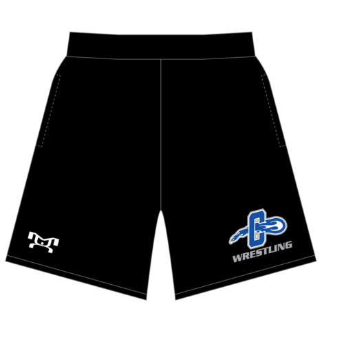 Central Crossing Custom Black Mesh Shorts