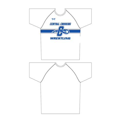 Central Crossing Custom Sublimated White Dri-Fit T-Shirt