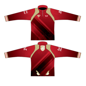 Elite Athletic Club Custom Red Quarter Zip