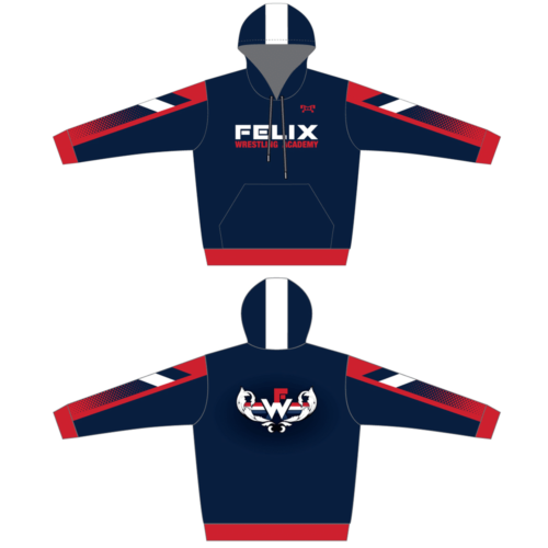 Felix Wrestling Club Custom Sublimated Hoodie