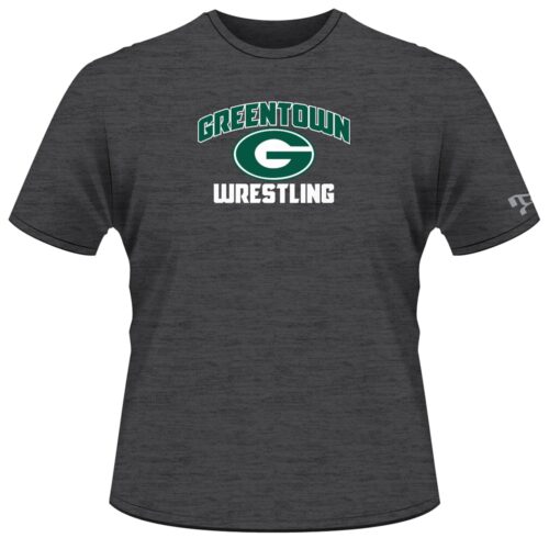 Greentown Wrestling Club Custom Grey T-Shirt