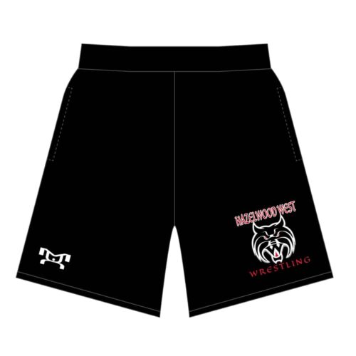 Hazelwood West Custom Black Mesh Shorts