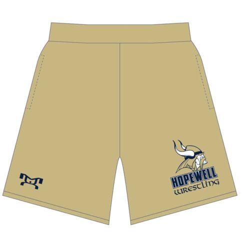 Hopewell High School Custom Gold Mesh Shorts