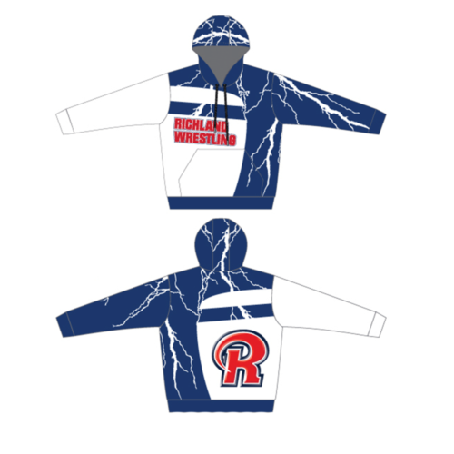 Richland Blue Sublimated Hoodie