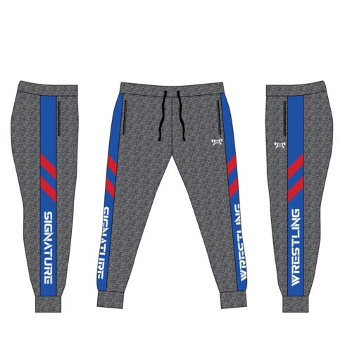 Signature Wrestling Club  Custom Joggers