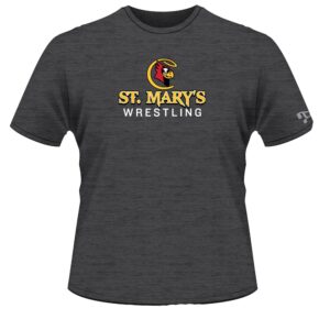 St. Mary's Print Custom Grey T-Shirt