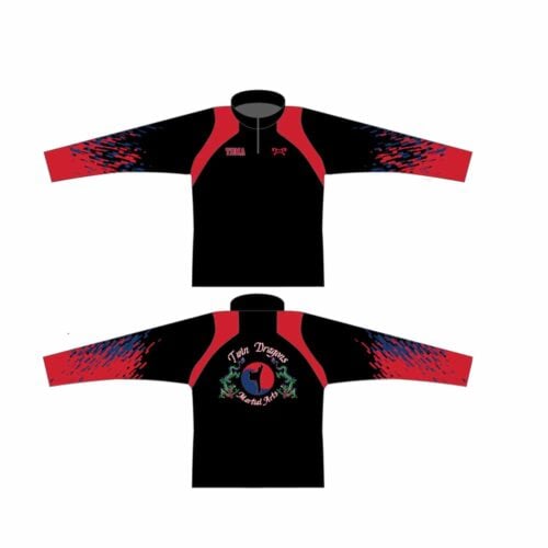 Twin Dragons Custom Quarter Zip